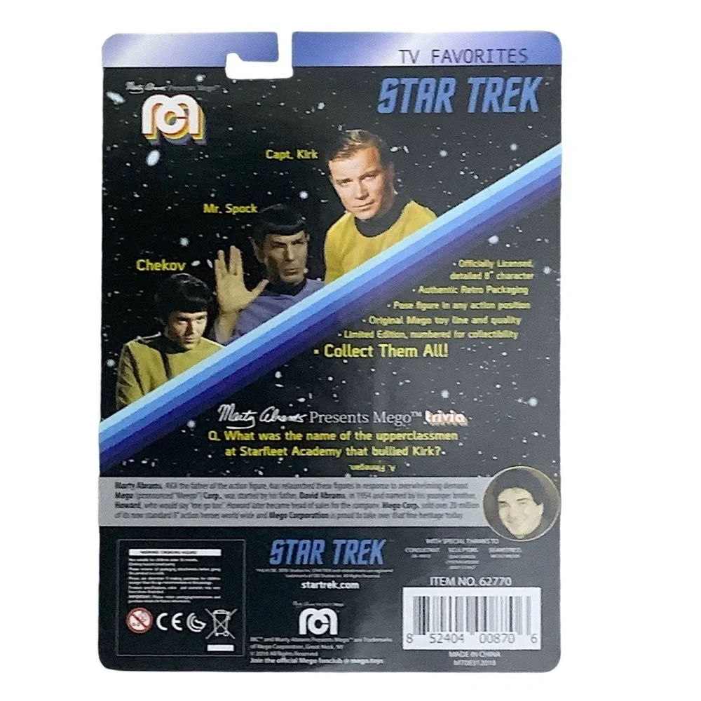 Star Trek Captain Kirk Figure Collectible Official Licensed Doll Limited Edition